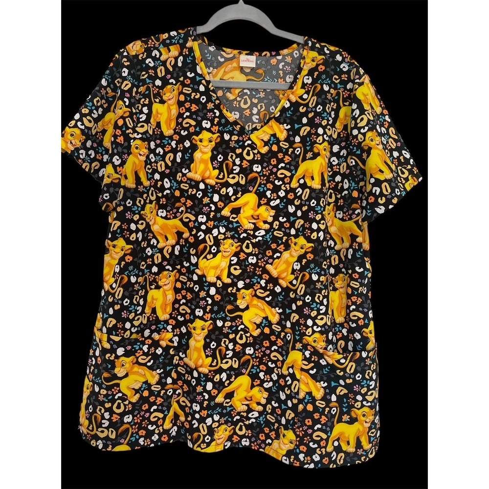 DISNEY LION KING SIMBA FLORAL SAVANNAH PRINT SIZE LARGE‎